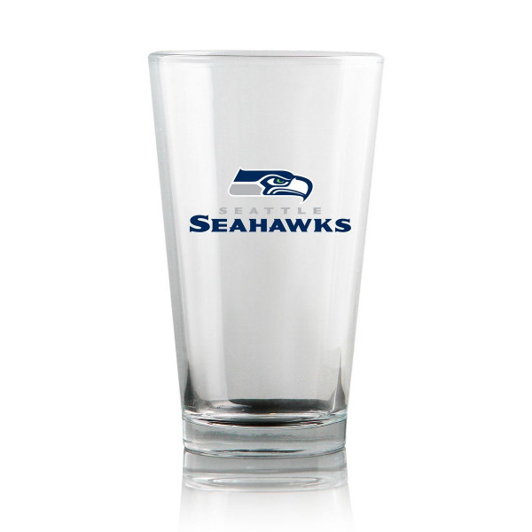 Seattle Seahawks Pint Gläser Set (2 Stk.) American Football NFL Blue