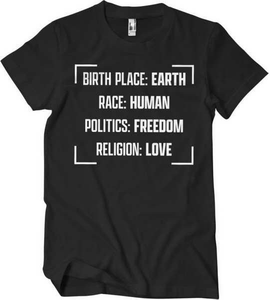 Hybris Birthplace Earth T-Shirt Black
