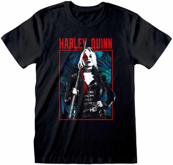 Suicide Squad, The - Harley B and W (Unisex) T-Shirt Black