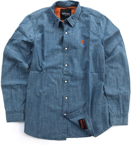 Roeg Motorrad-Hemd Bear Premium Denim Shirt