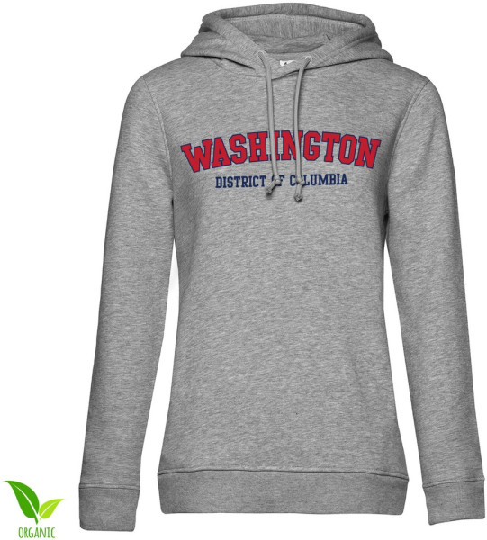 Washington District Of Columbia Girls Hoodie Damen Heather-Grey