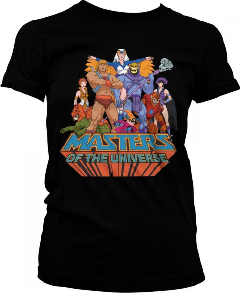 Masters Of The Universe Girly Tee Damen T-Shirt Black