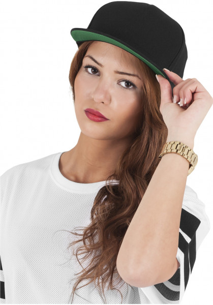 Flexfit Cap Classic 5 Panel Snapback Black