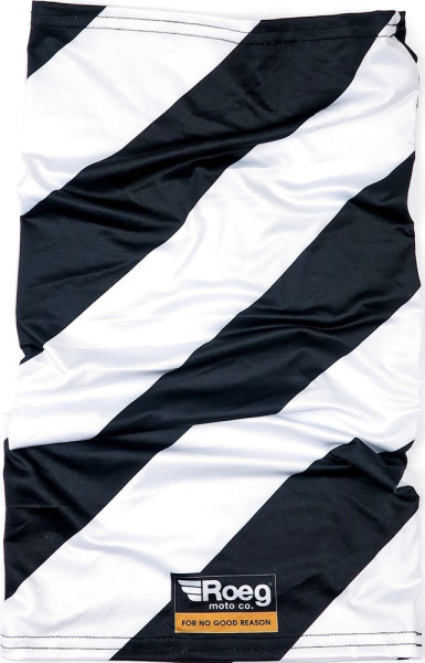 Roeg Schlauchschal Striped Tunnel Offwhite / Black