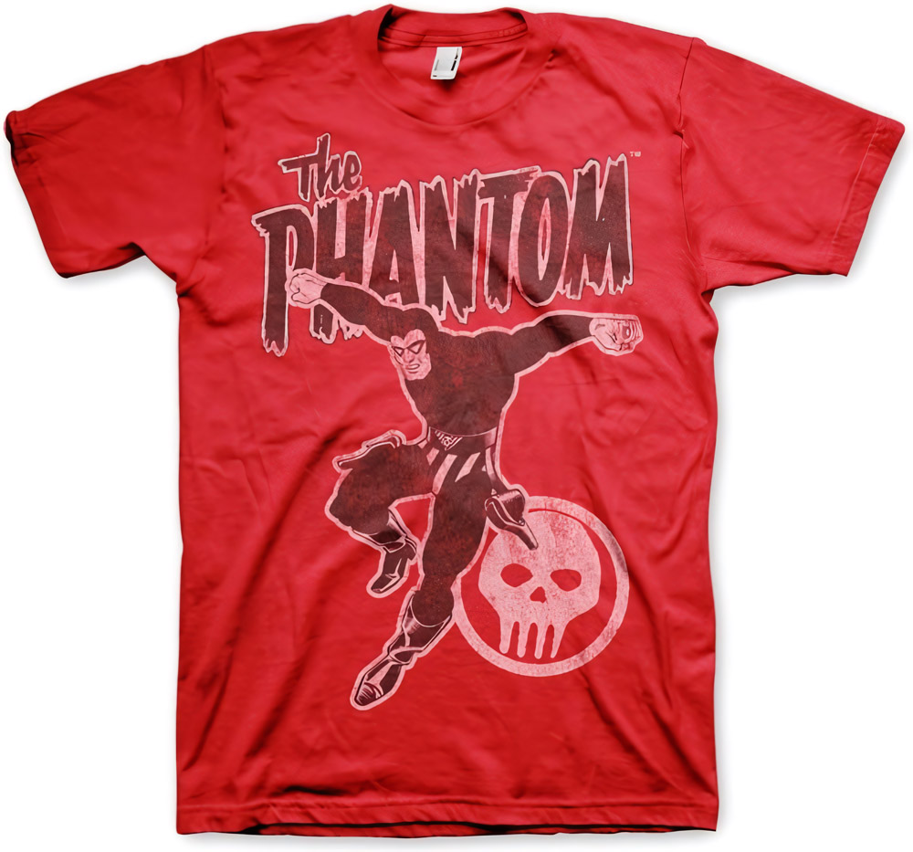 The Phantom Jump Distressed T-Shirt Rot - Herren / Unisex