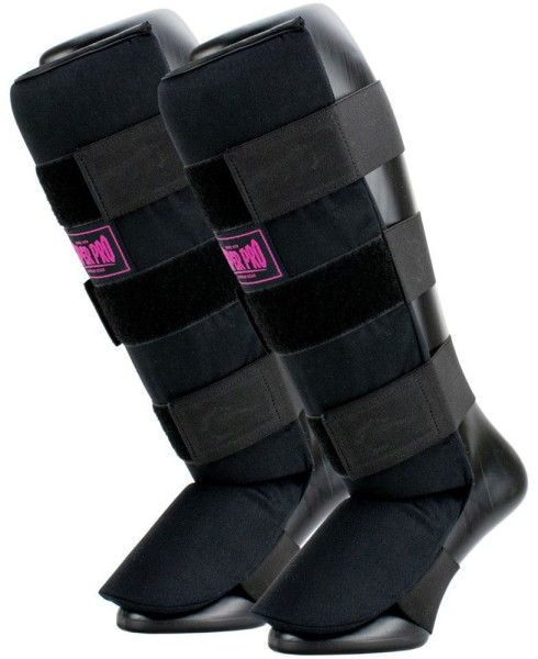 Super Pro Combat Gear Schienbeinschützer Savior Schwarz/Rosa