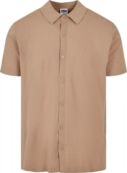 Urban Classics Knitted Shirt Unionbeige
