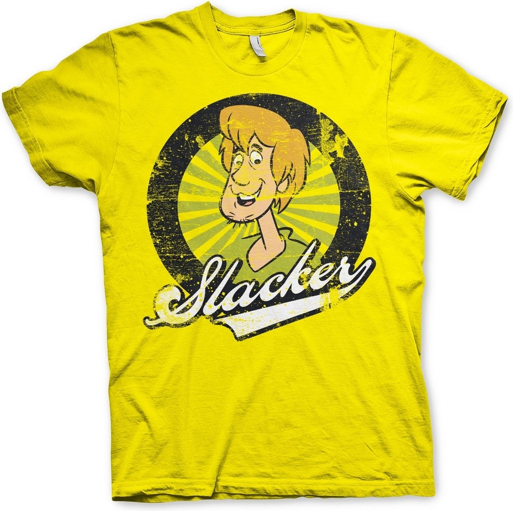 Scooby Doo Shaggy The Slacker T-Shirt Gelb - Herren / Unisex