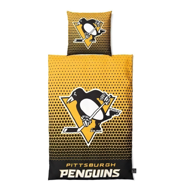 Pittsburgh Penguins Bettwäscheset Dots Eishockey Schwarz