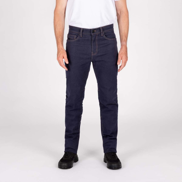 Knox Motorrad Jeanshose Men'S Shield Mk2 Classic Short 69300 Indigo-Denim-34/L