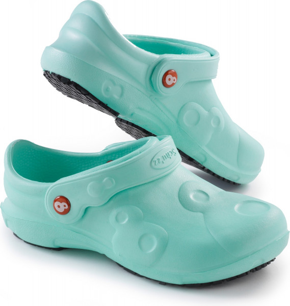 Schu'zz Schuzz Damen Clog Berufsschuhe PRO Femme uni CE 20347 Aqua / Blau