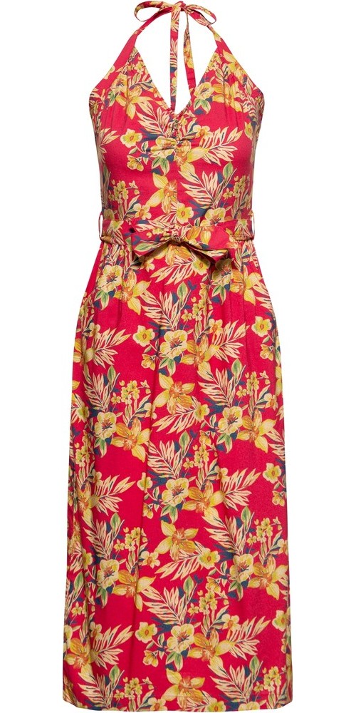 Queen Kerosin Neckholder Pencil Kleid QKU26005 Rot - Herren / Unisex