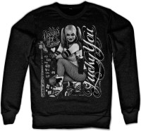 Suicide Squad Harley Quinn Lucky You Sweatshirt Black Suicide Squad Harley Quinn Lucky You Sweatshirt Black