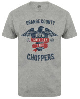 OCC Orange County Choppers T-Shirt American Pride Sports Grey