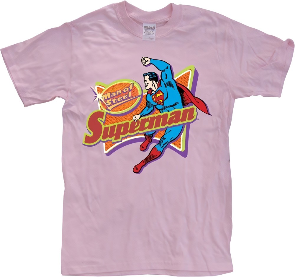 Superman The Man Of Steel Pink - Herren / Unisex