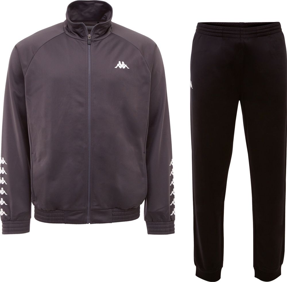 Black and white kappa tracksuit shop