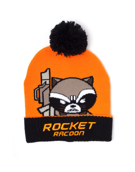 Marvel Beanies Marvel - Racoon Kawaii Art Beanie Orange