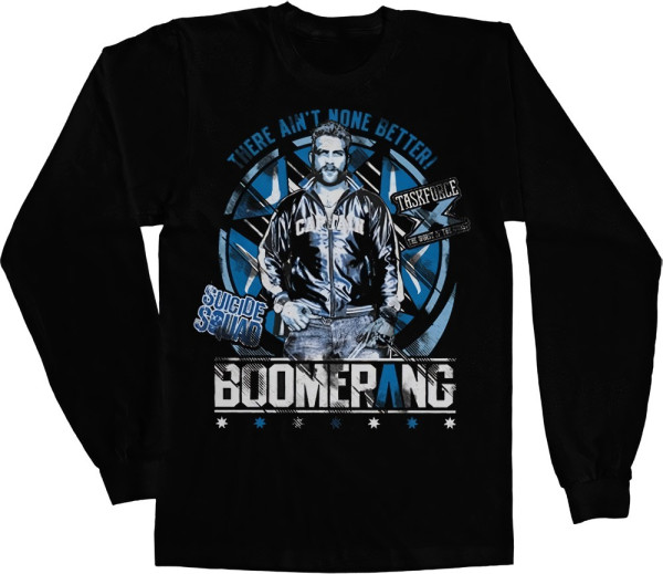 Suicide Squad Boomerang Longsleeve Tee Black