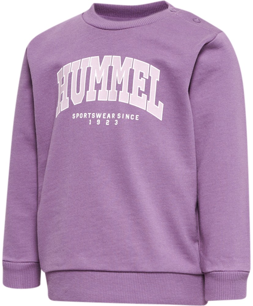 Hummel Kinder Fast Lime Sweatshirt Argyle Purple - Herren / Unisex