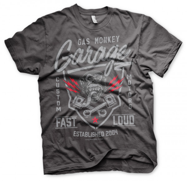 Gas Monkey Garage T-Shirt Fast´n Loud Darkgrey