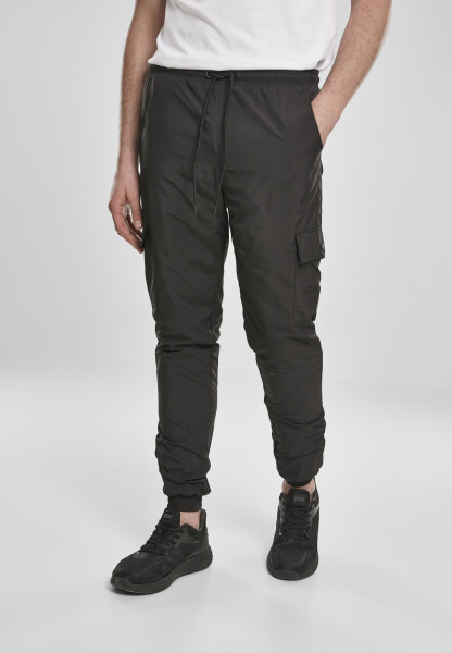 Urban Classics Trousers Cargo Nylon Track Pants Black