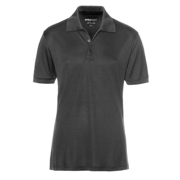 4PROTECT Textilfaser Polo-Shirt Madison Grau