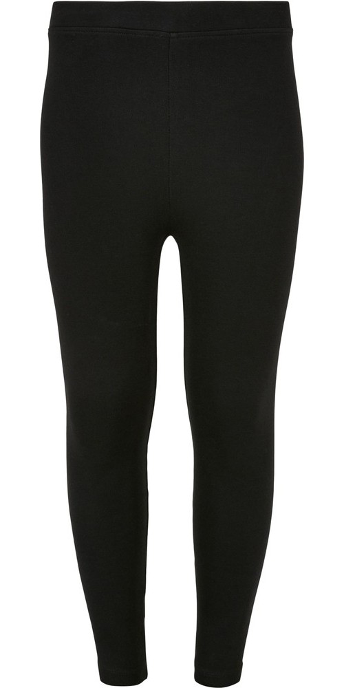 Urban Classics Mädchen Girls High Waist Jersey Leggings Schwarz - Herren / Unisex