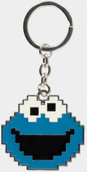 Sesamestreet - Cookie Monster Metal Keychain Multicolor