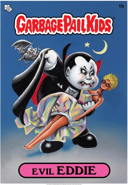 Garbage Pail Kids Evil Eddie Poster 50x70 cm Multicolor