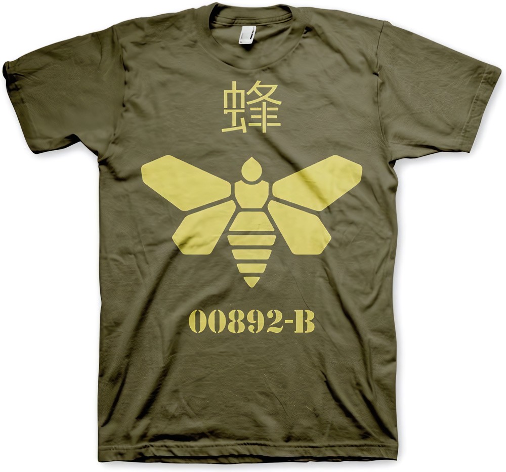 Breaking Bad Methlamine Barrel Bee T-Shirt Olive - Herren / Unisex