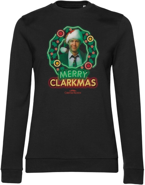 Lampoon's Christmas Damen Pullover-Merry Clarkmas Girly Sweatshirt WB-53-LCV014