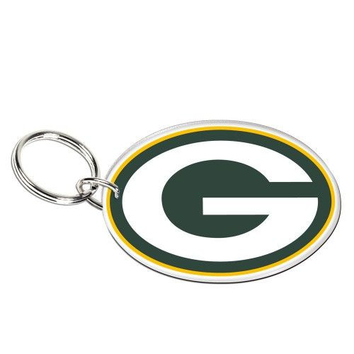 Green Bay Packers Schlüsselanhänger Acryl American Football Grün/Weiß
