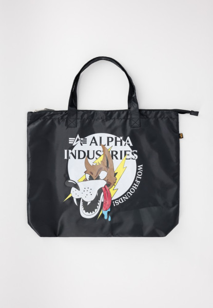 Alpha Industries Tasche Wolfhounds Zip Shopper Black