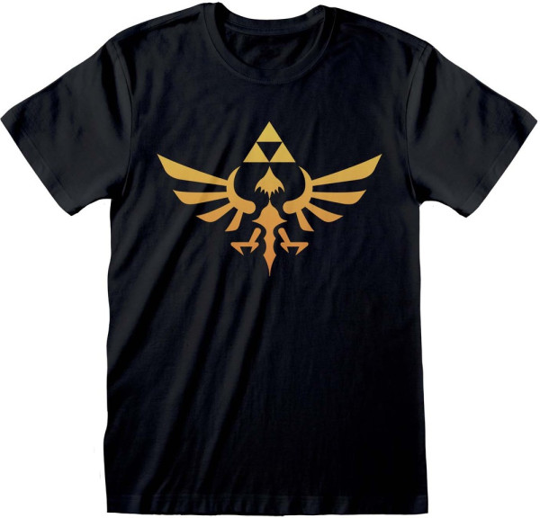 The Legend of Zelda Hyrule Logo T-Shirt Black
