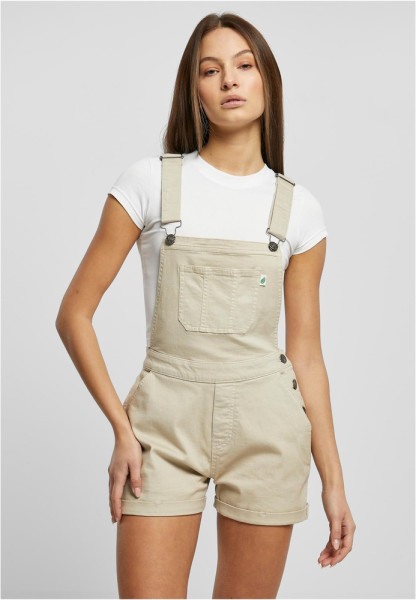 Urban Classics Damen Latzhose Ladies Organic Short Dungaree