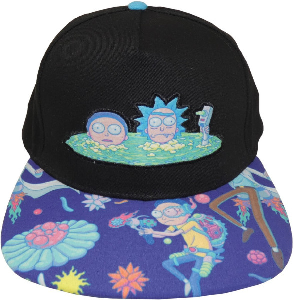 Rick And Morty - Portal (Snapback Cap) Cap Black