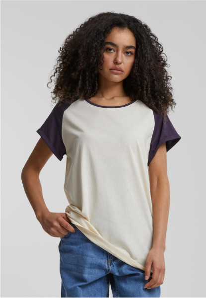Urban Classics Damen Ladies Contrast Raglan Tee TB1913