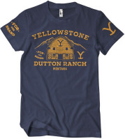 Yellowstone Barn T-Shirt Navy Yellowstone Barn T-Shirt Navy