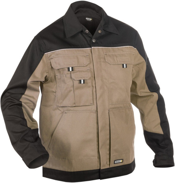 Dassy Zweifarbige Arbeitsjacke Lugano PESCO61 Khaki/Schwarz