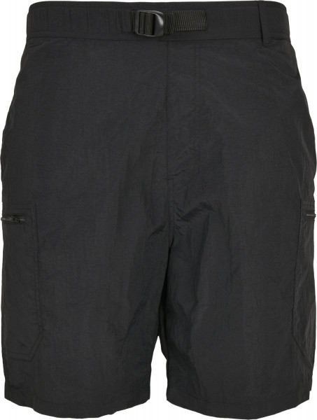 Urban Classics Adjustable Nylon Shorts Black