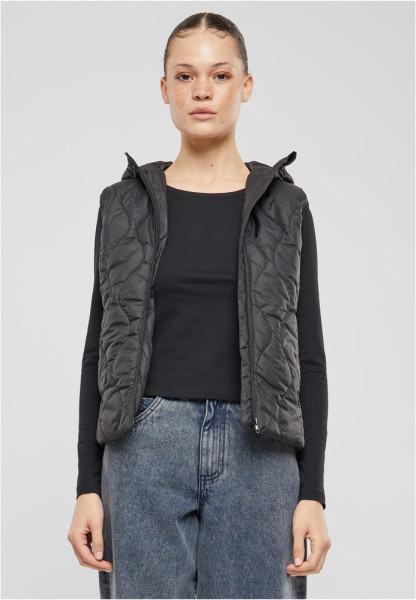 Urban Classics Damen Steppweste Ladies Super Light Puffer Vest TB7009