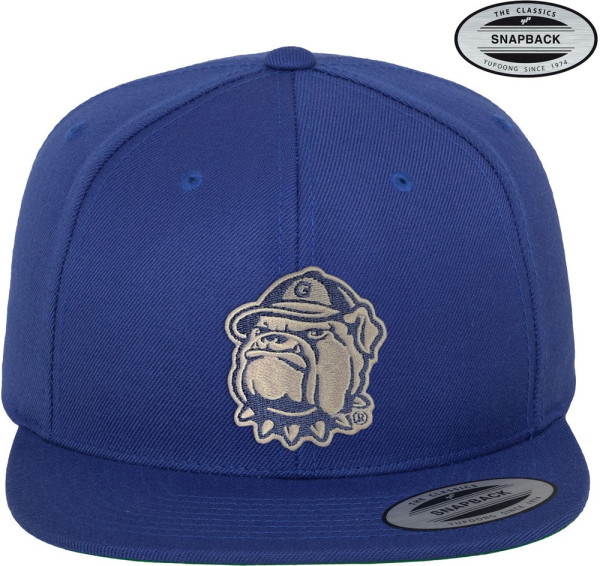 University Of Georgetown Hoyas Big Jack Premium Snapback Cap Blue
