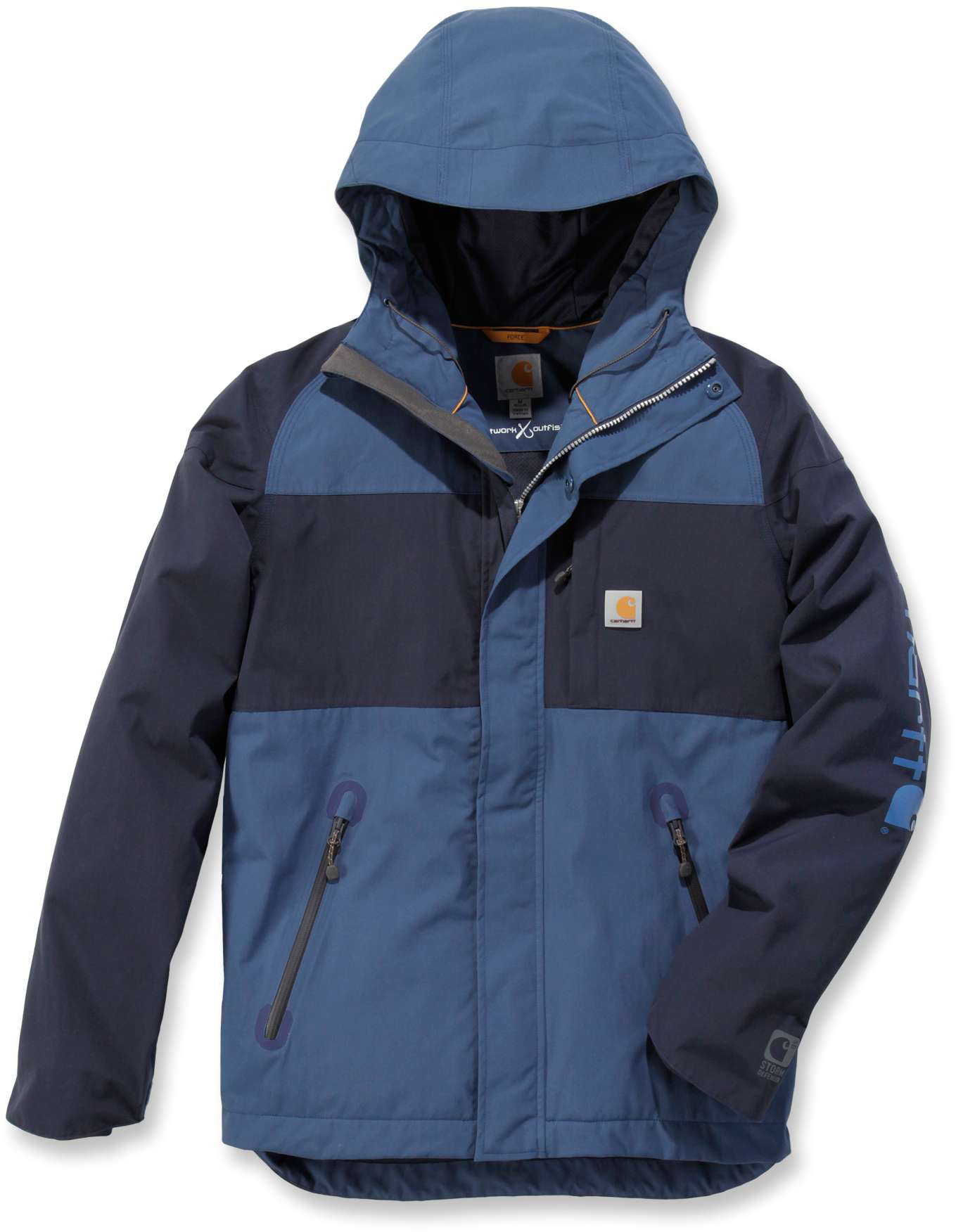 Carhartt Herren Jacke Angler Jacket Weathered Blue Jacken Mantel Herrenbekleidung Workwear kustom kult