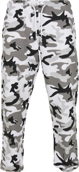 Urban Classics Basic Camo Sweatpants 2.0 Snow Camouflage