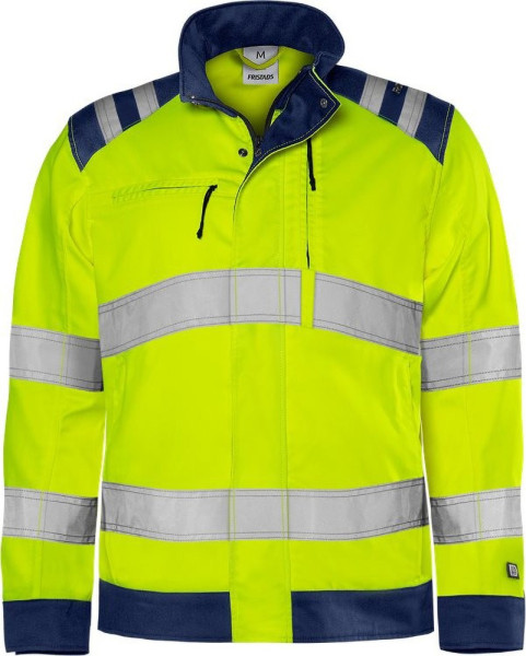 Fristads High Vis Green Jacke Kl. 3 4067 GPLU Warnschutz-Gelb/Marine