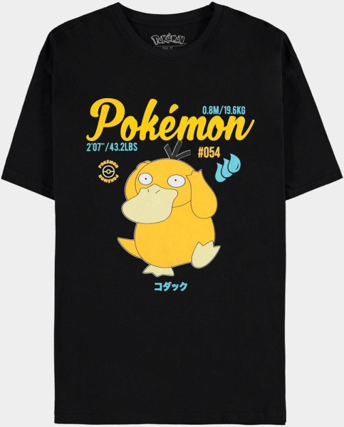 Pokémon - Psyduck Vintage - Men's Short Sleeved T-shirt Black