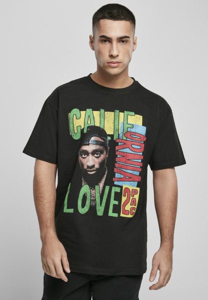 Mister Tee T-Shirt Tupac California Love Retro Oversize Tee Black
