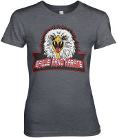Cobra Kai Eagle Fang Karate Girly Tee Damen T-Shirt Dark-Heather Cobra Kai Eagle Fang Karate Girly Tee Damen T-Shirt Dark-Heather