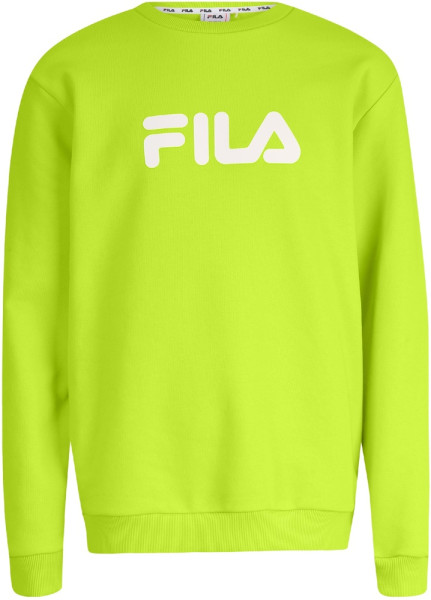 Fila Teens Unisex Sweatshirt Sordal Classic Logo Crew Sweat Acid Lime