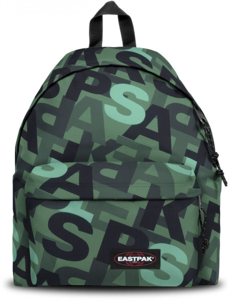 Eastpak Rucksack Backpack Padded Pak'R Letter Green